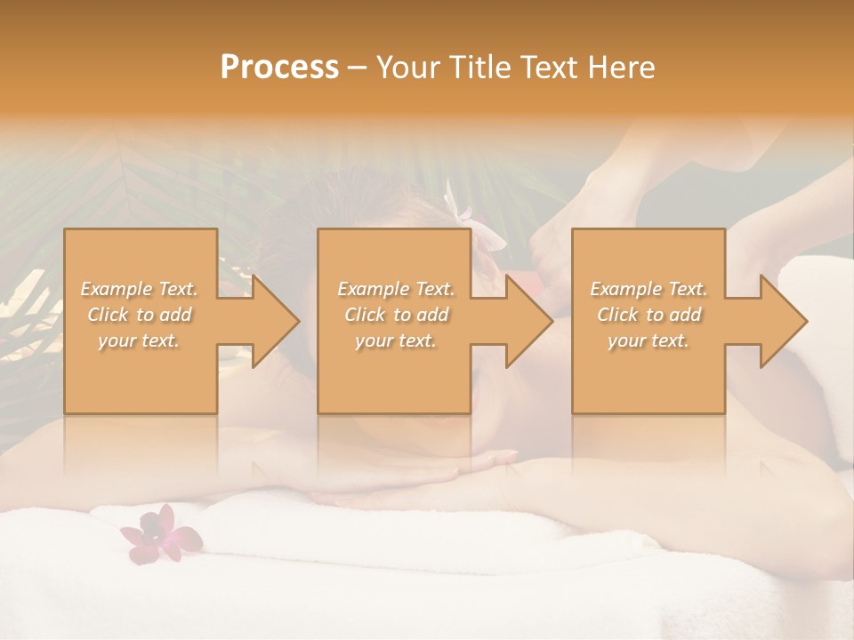 Leaves Towel Enjoy PowerPoint Template