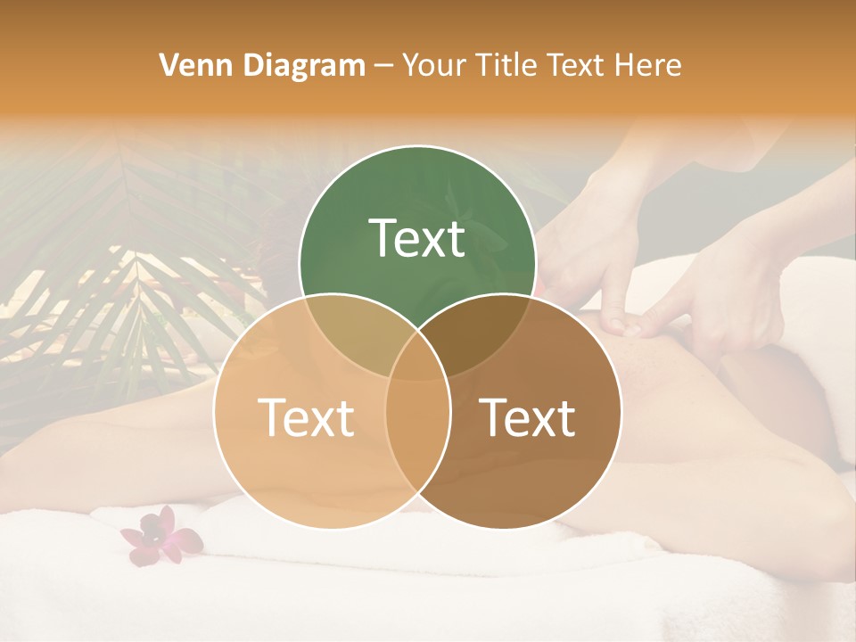 Leaves Towel Enjoy PowerPoint Template