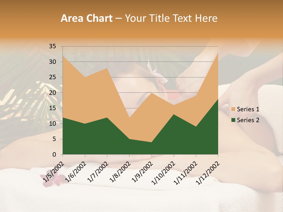 Leaves Towel Enjoy PowerPoint Template