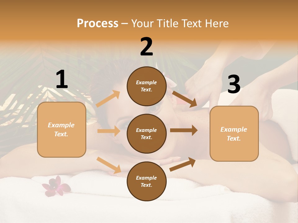 Leaves Towel Enjoy PowerPoint Template