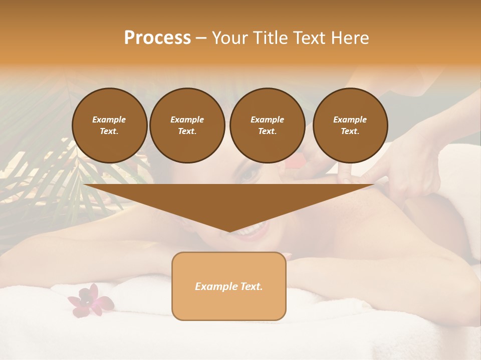 Leaves Towel Enjoy PowerPoint Template