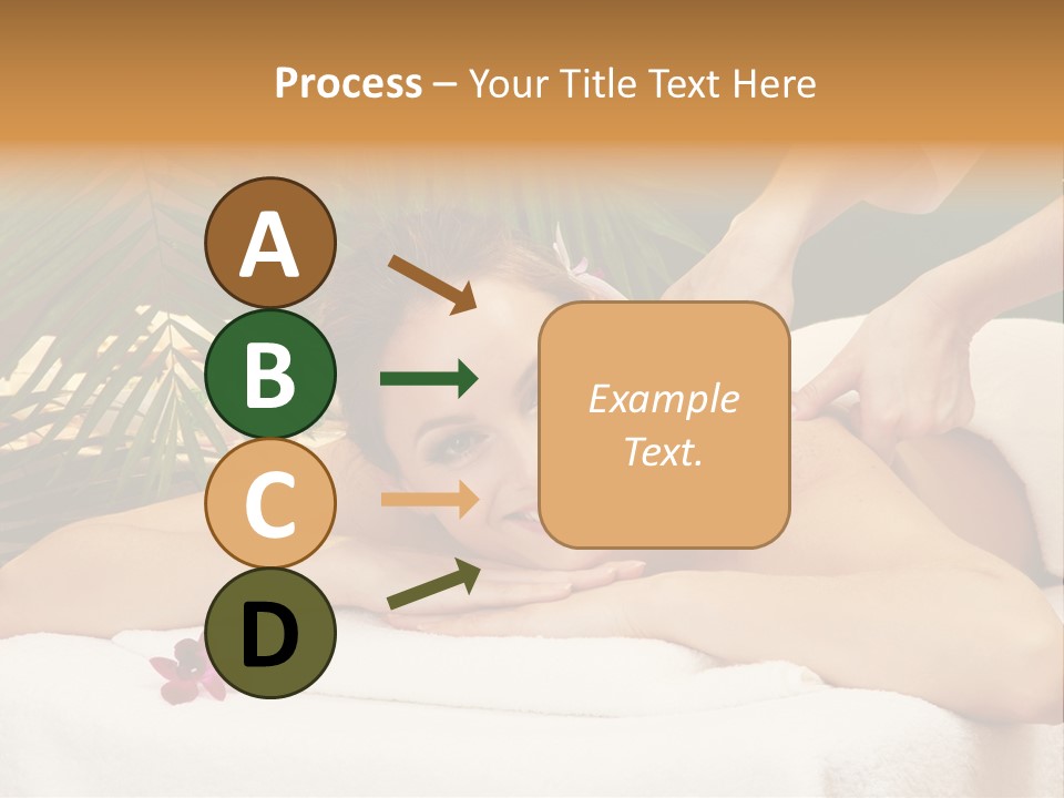 Leaves Towel Enjoy PowerPoint Template