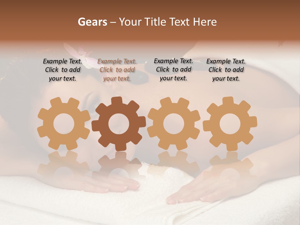 Health Consumption Flower PowerPoint Template