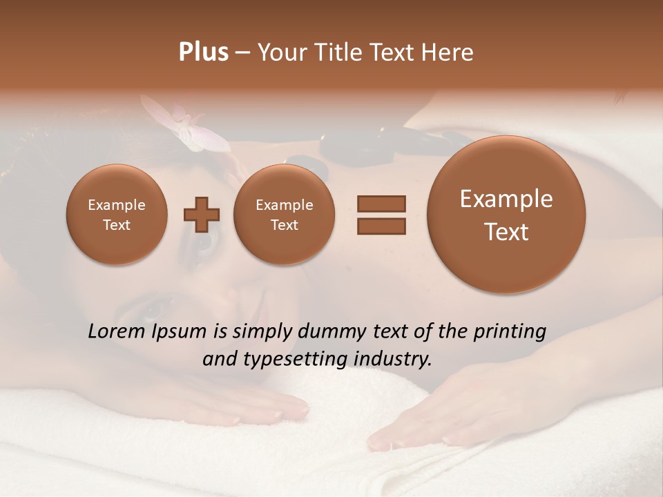 Health Consumption Flower PowerPoint Template