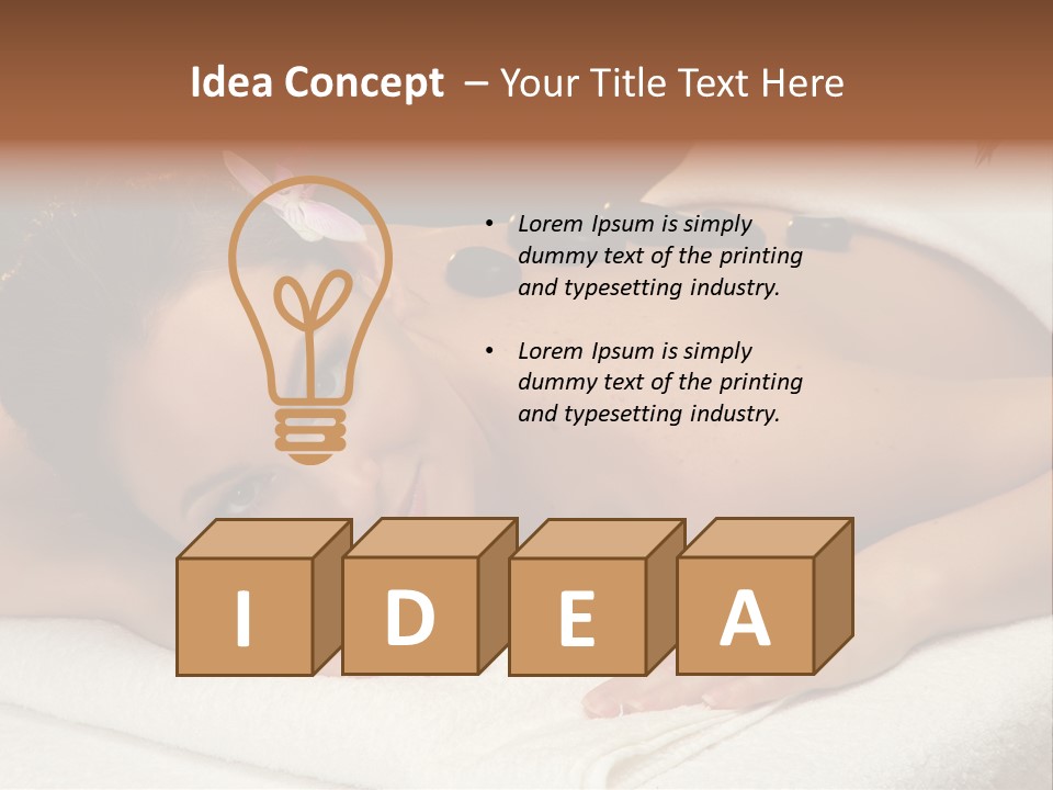 Health Consumption Flower PowerPoint Template