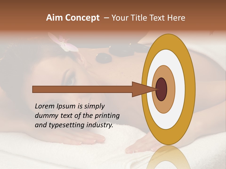 Health Consumption Flower PowerPoint Template