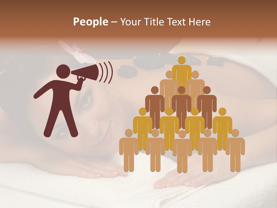 Health Consumption Flower PowerPoint Template