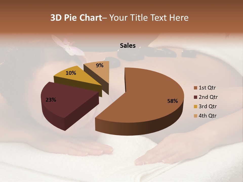 Health Consumption Flower PowerPoint Template