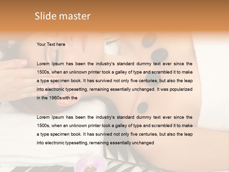 Healthcare Lady Body PowerPoint Template