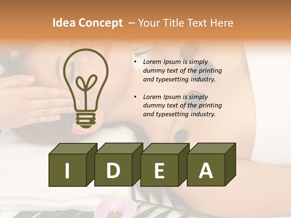 Healthcare Lady Body PowerPoint Template