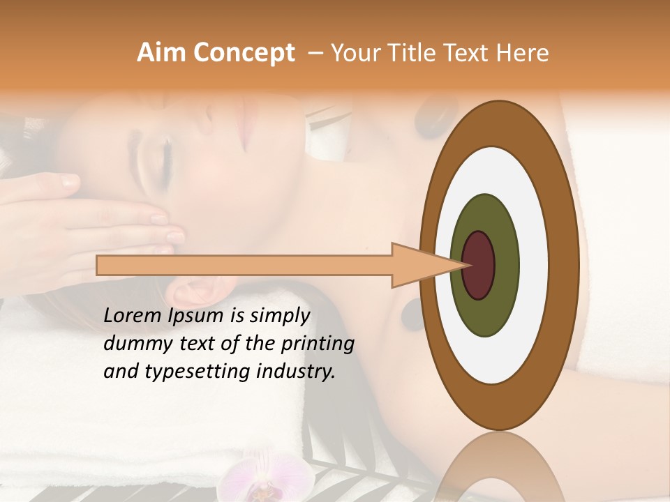 Healthcare Lady Body PowerPoint Template