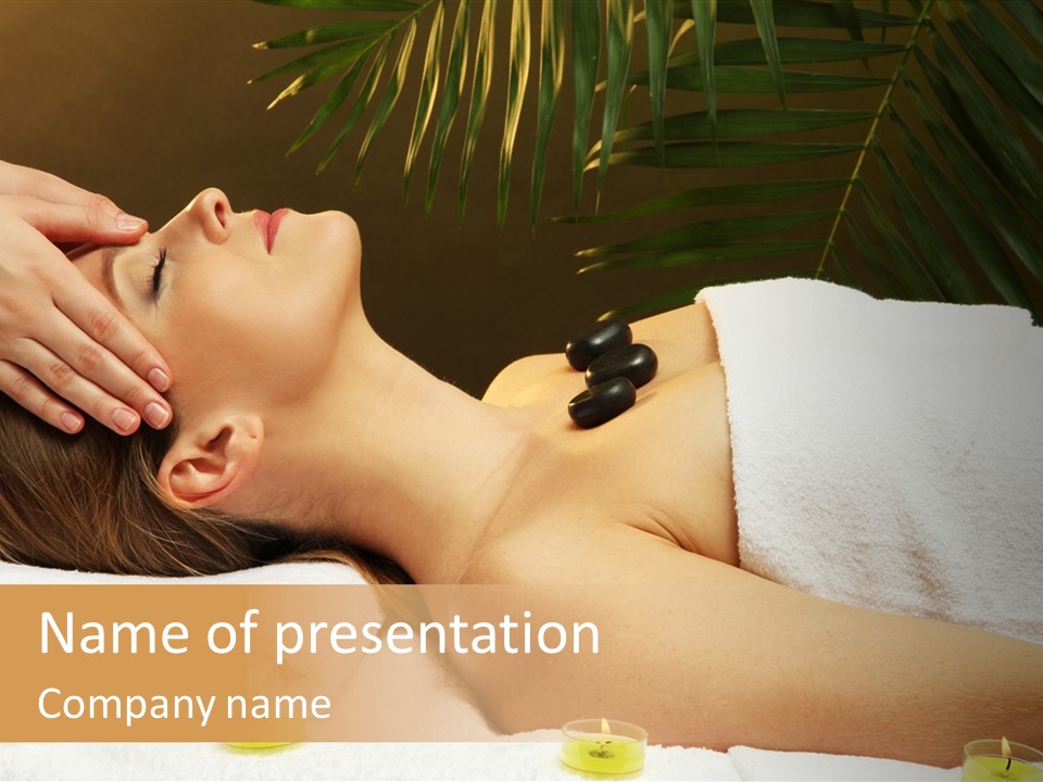 One Massage Body PowerPoint Template