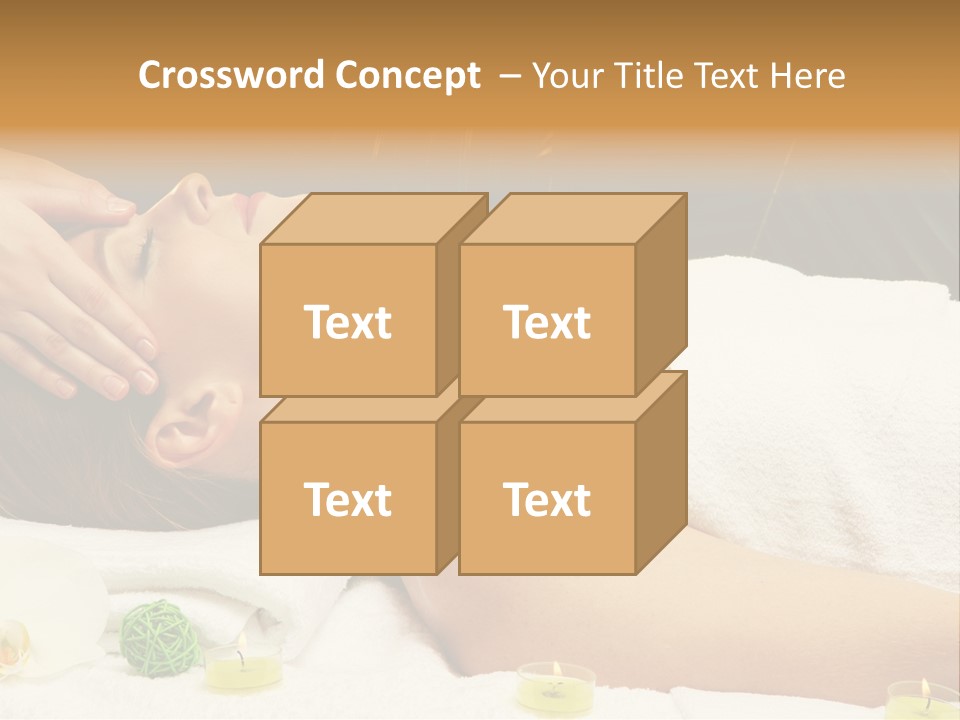 One Massage Body PowerPoint Template