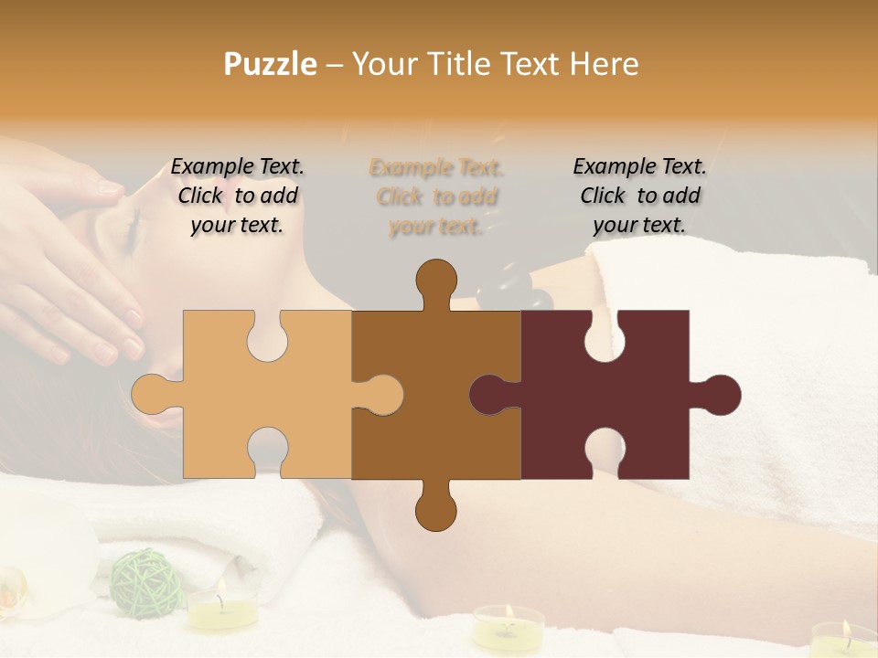 One Massage Body PowerPoint Template