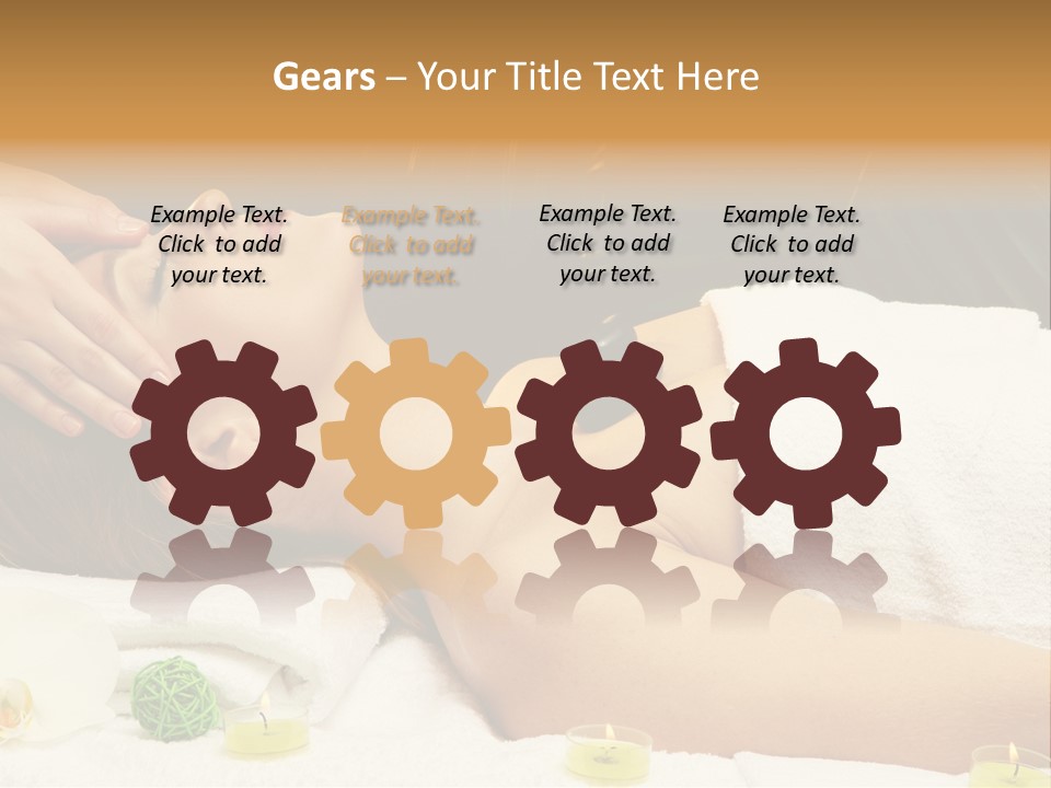 One Massage Body PowerPoint Template