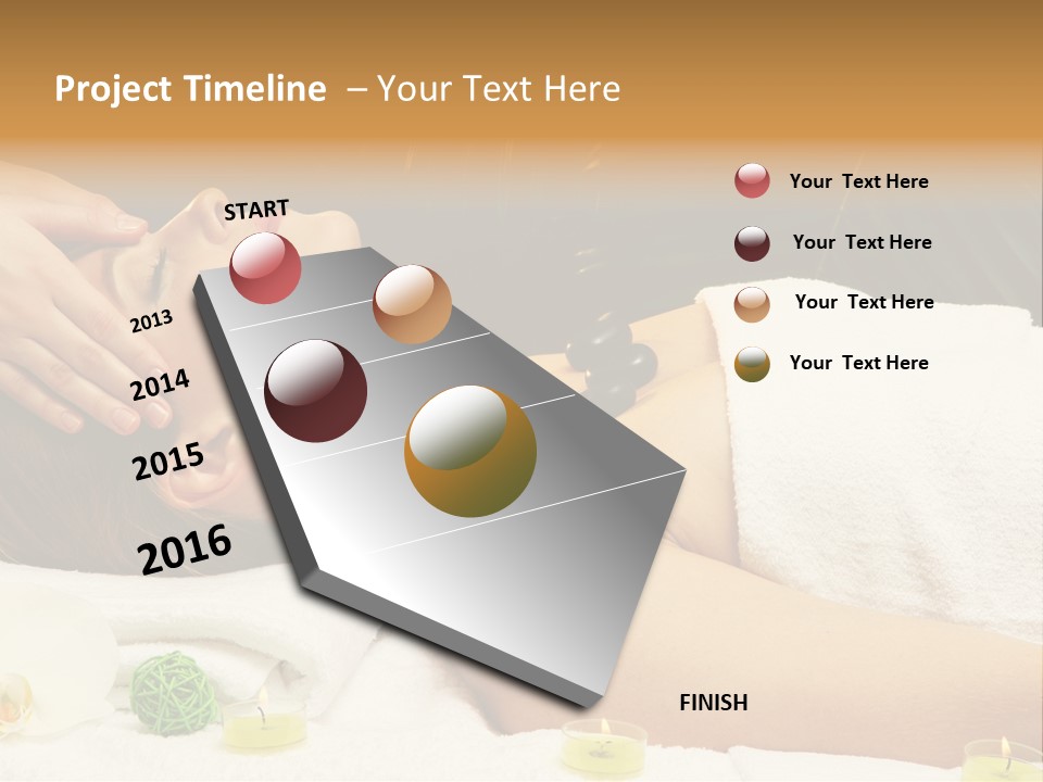 One Massage Body PowerPoint Template
