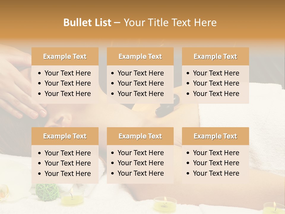 One Massage Body PowerPoint Template