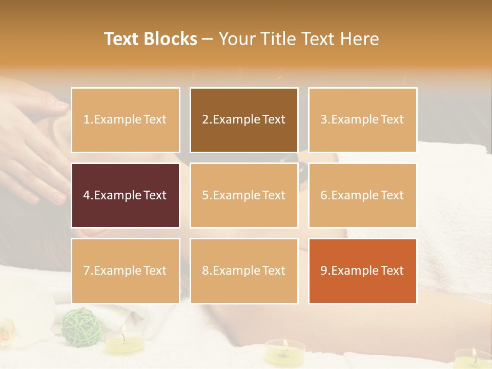 One Massage Body PowerPoint Template