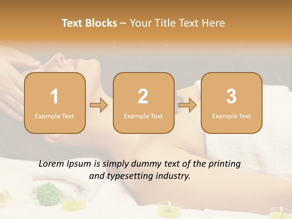 One Massage Body PowerPoint Template