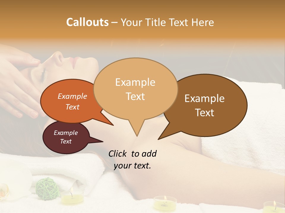 One Massage Body PowerPoint Template