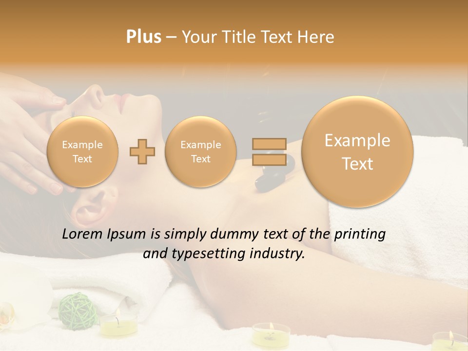 One Massage Body PowerPoint Template