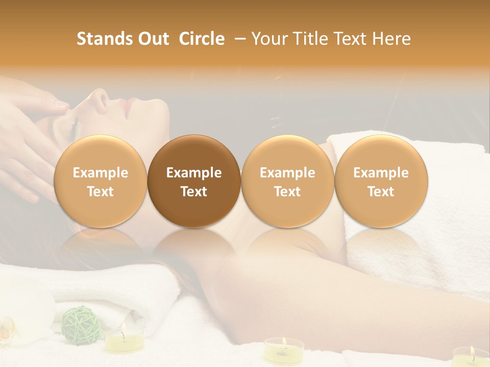 One Massage Body PowerPoint Template