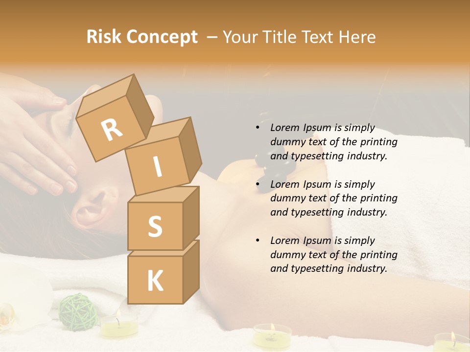 One Massage Body PowerPoint Template