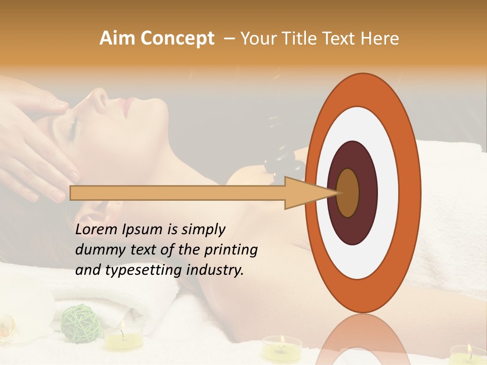 One Massage Body PowerPoint Template