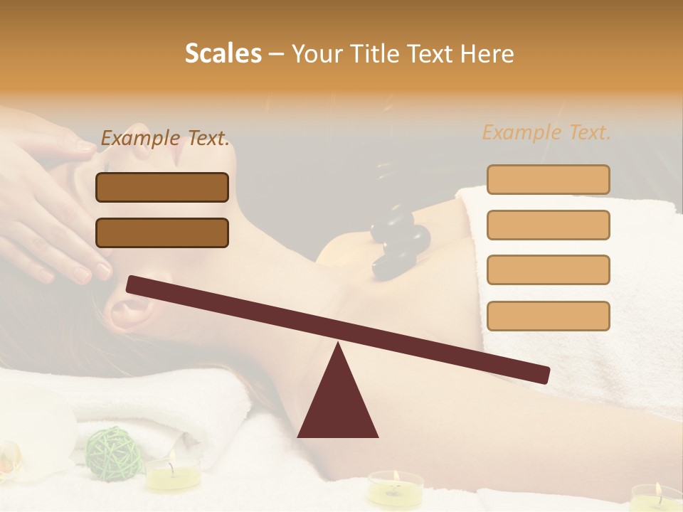 One Massage Body PowerPoint Template