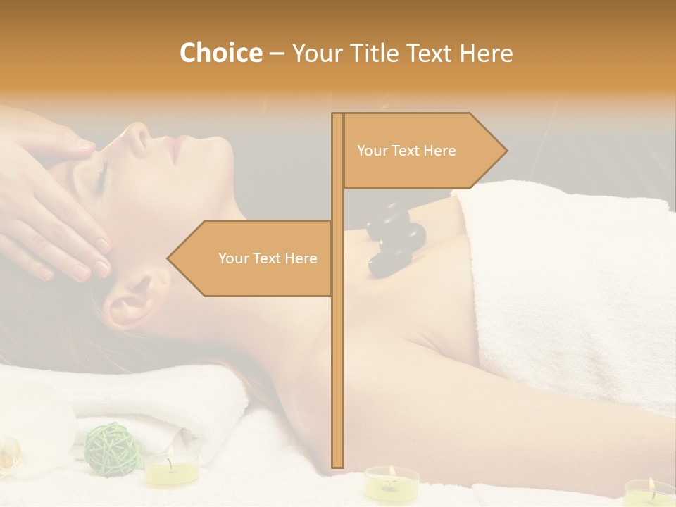 One Massage Body PowerPoint Template