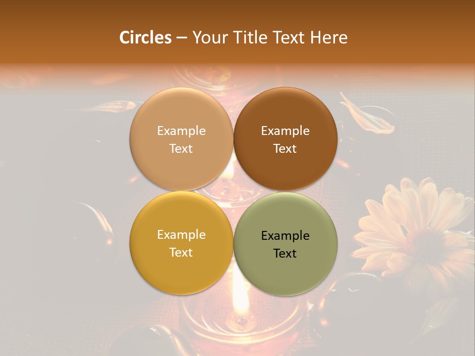 Nature Candles Alternative PowerPoint Template