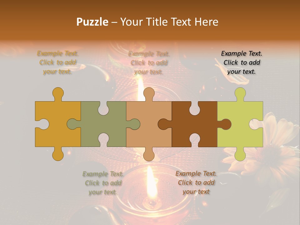 Nature Candles Alternative PowerPoint Template