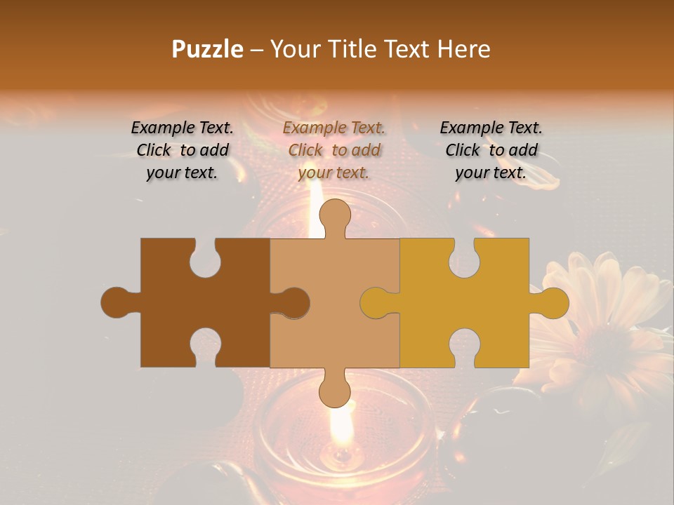 Nature Candles Alternative PowerPoint Template