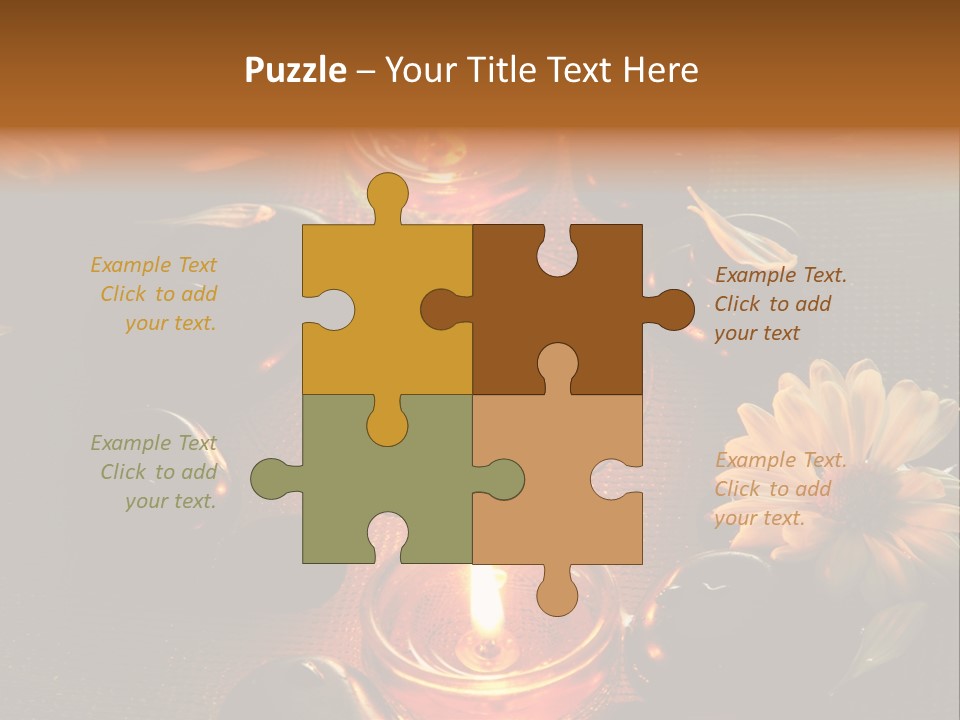 Nature Candles Alternative PowerPoint Template