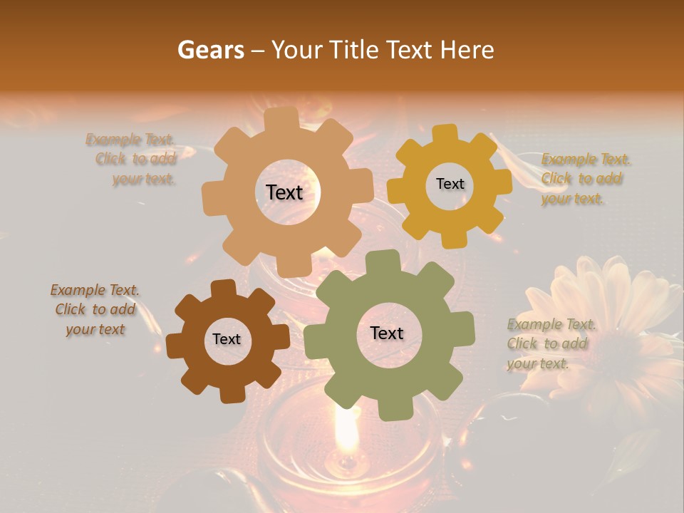 Nature Candles Alternative PowerPoint Template