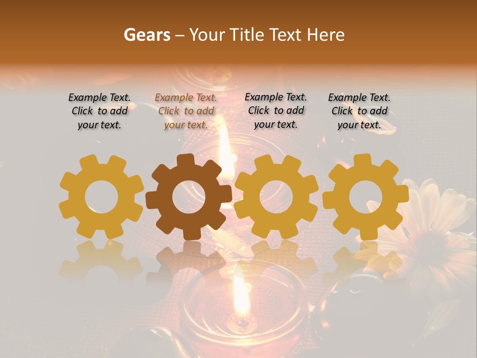 Nature Candles Alternative PowerPoint Template