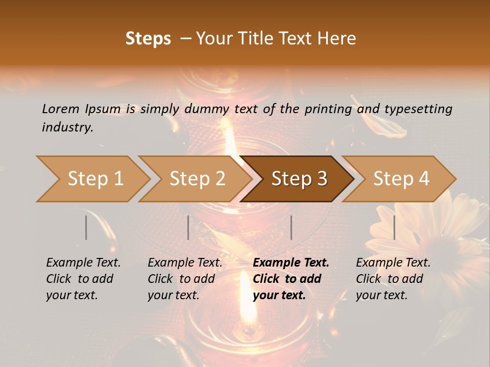 Nature Candles Alternative PowerPoint Template