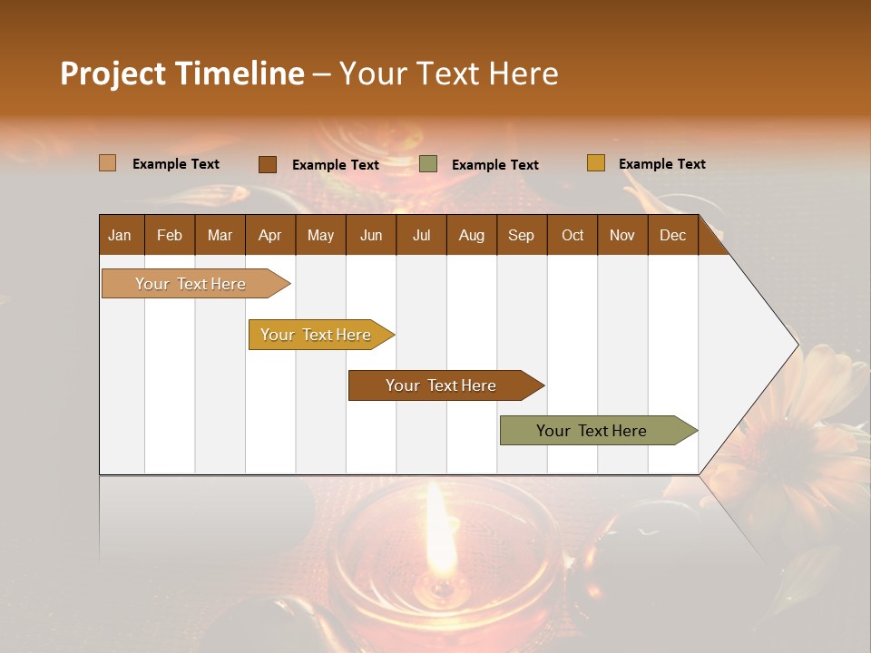 Nature Candles Alternative PowerPoint Template