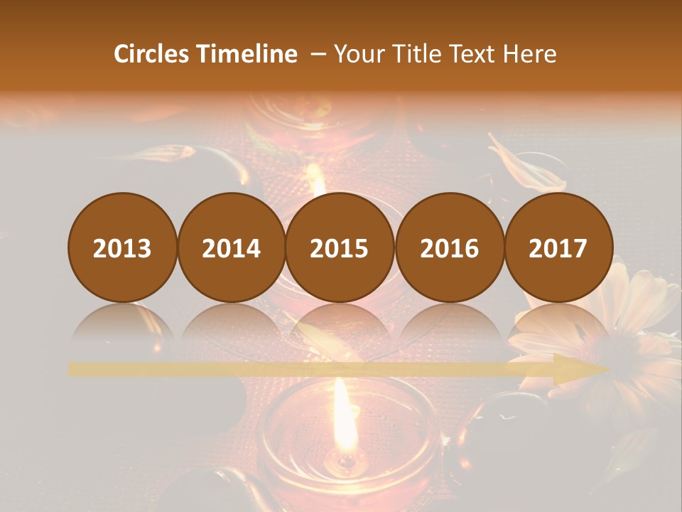 Nature Candles Alternative PowerPoint Template