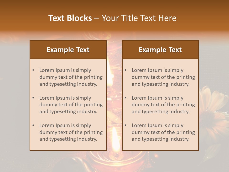Nature Candles Alternative PowerPoint Template