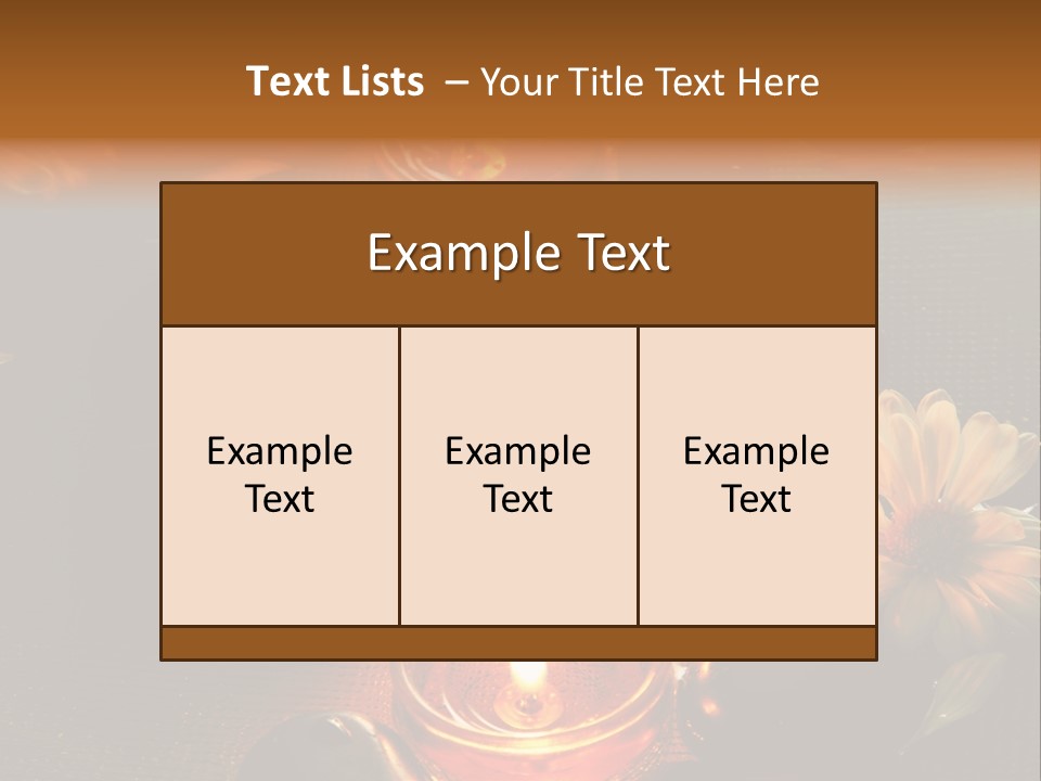Nature Candles Alternative PowerPoint Template