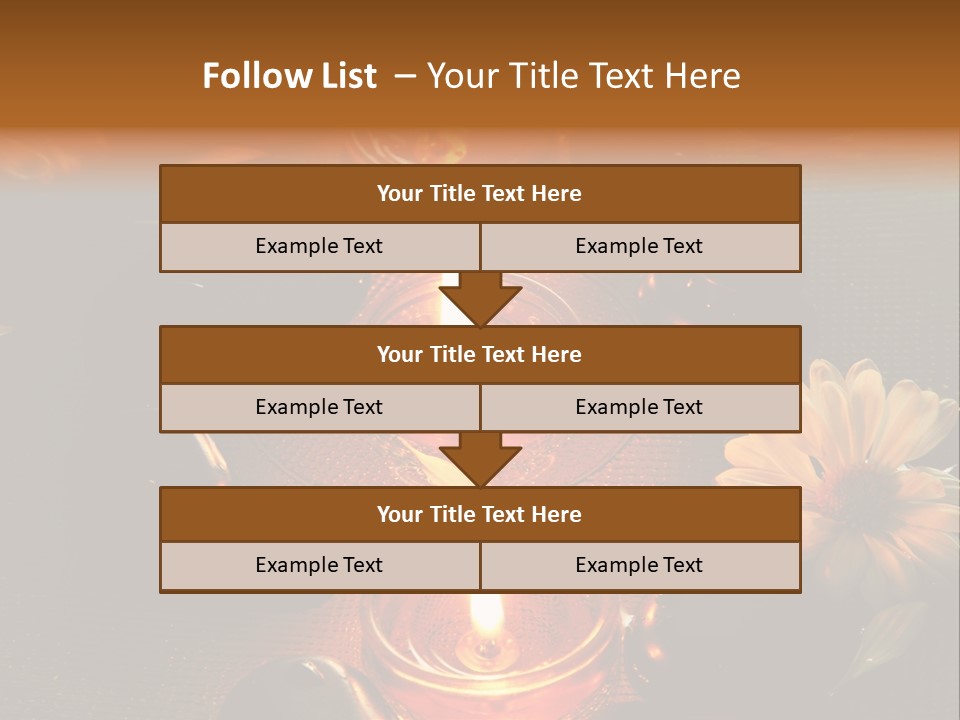 Nature Candles Alternative PowerPoint Template