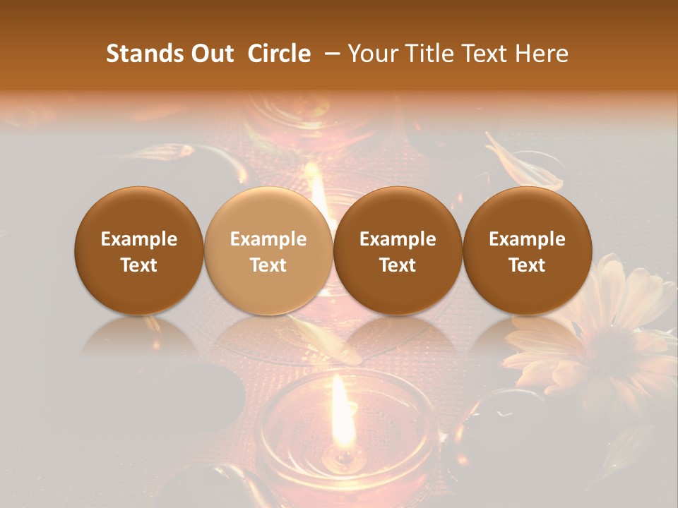Nature Candles Alternative PowerPoint Template