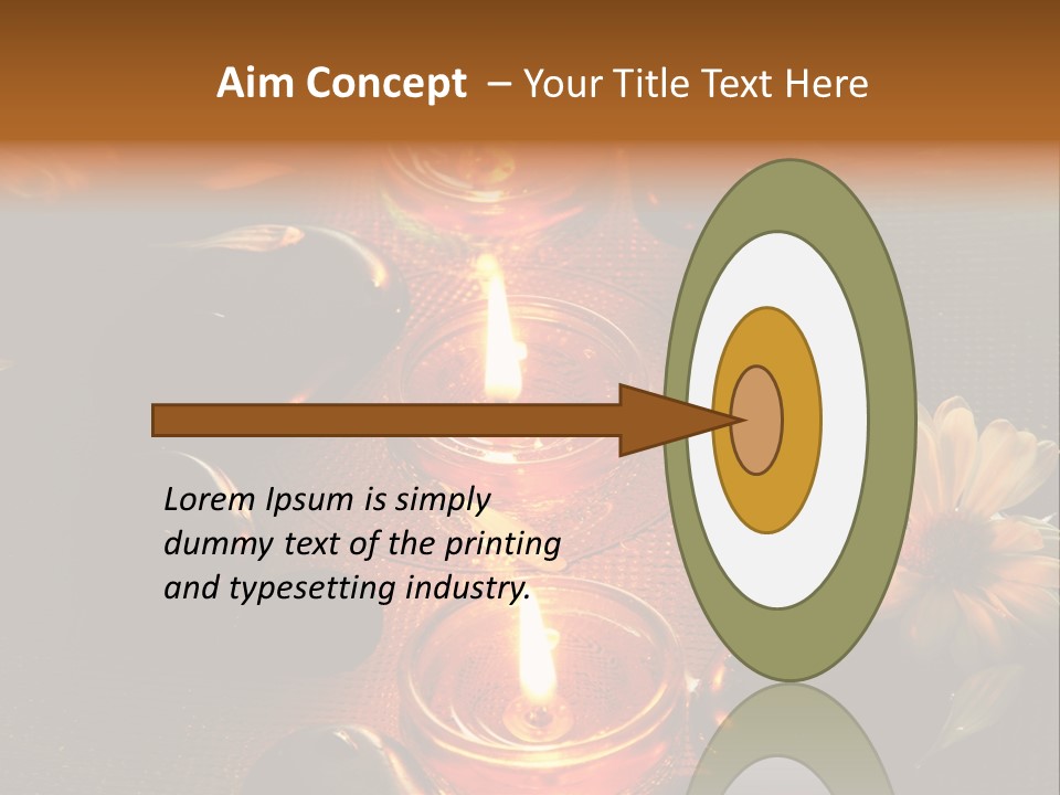 Nature Candles Alternative PowerPoint Template