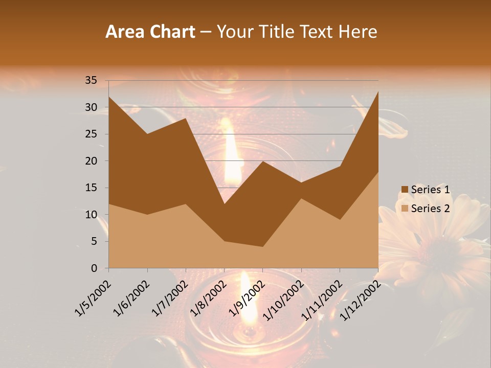 Nature Candles Alternative PowerPoint Template