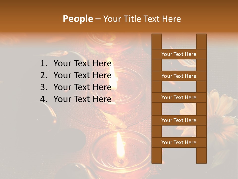 Nature Candles Alternative PowerPoint Template