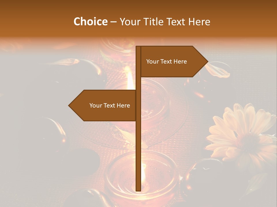 Nature Candles Alternative PowerPoint Template