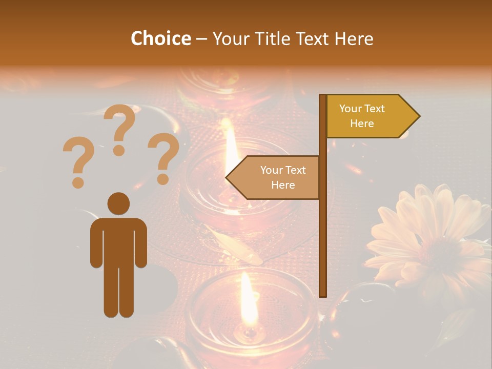 Nature Candles Alternative PowerPoint Template