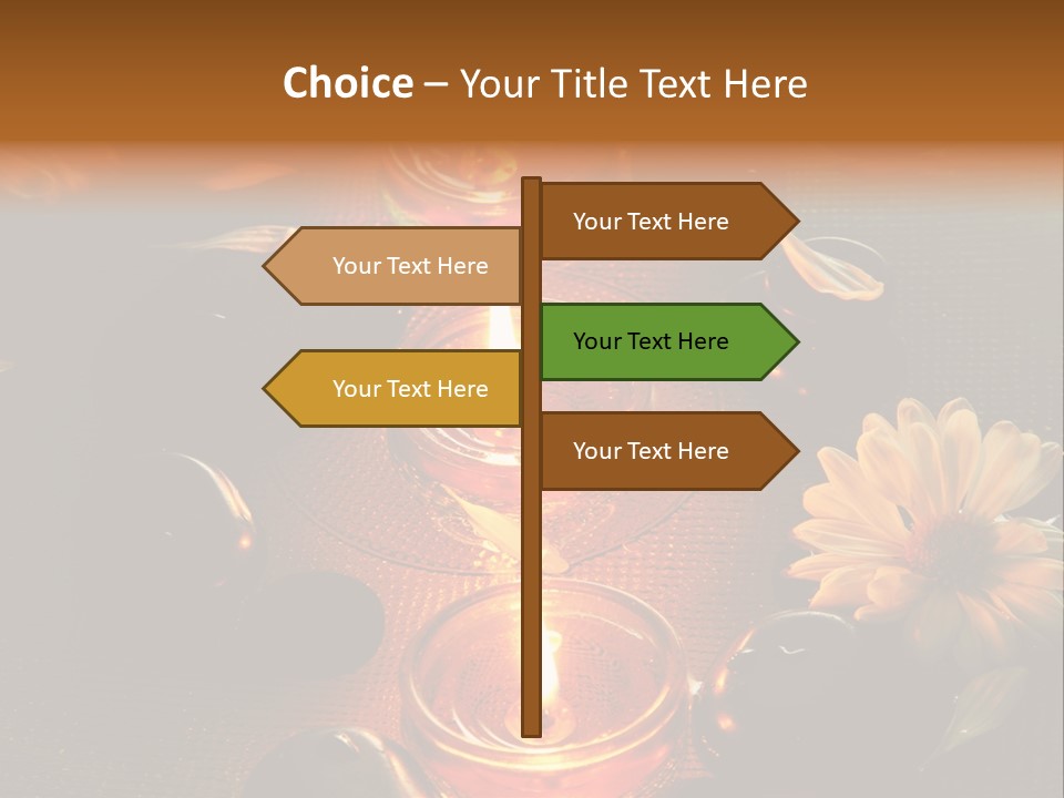 Nature Candles Alternative PowerPoint Template