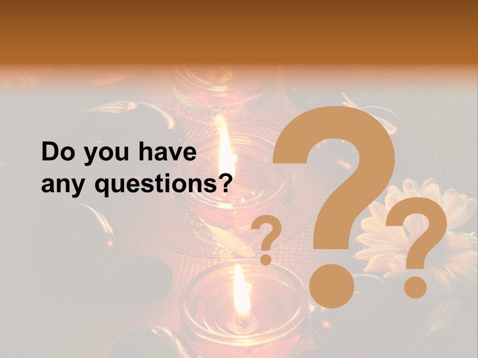 Nature Candles Alternative PowerPoint Template